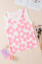 Load image into Gallery viewer, Flower Printed V-Neck Tank