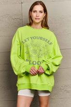Load image into Gallery viewer, LET YOURSELF BLOOM Graphic Sweatshirt