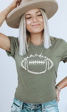 Load image into Gallery viewer, Cursive Football Game Day Graphic Tee