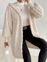 Load image into Gallery viewer, Warm And Cozy Fuzzy Hooded Jacket