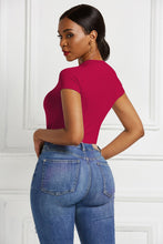 Load image into Gallery viewer, Round Neck Short Sleeve Bodysuit