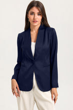Load image into Gallery viewer, Long Sleeve Shawl Collar Blazer