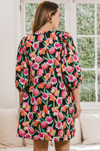 Load image into Gallery viewer, Olivia Floral Puff Sleeve Dress