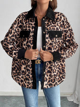 Load image into Gallery viewer, You Captured My Heart Leopard Shacket