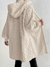 Load image into Gallery viewer, Warm And Cozy Fuzzy Hooded Jacket