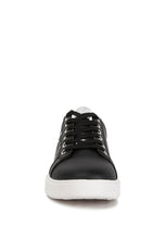 Load image into Gallery viewer, Claude Faux Leather Back Panel Detail Sneakers
