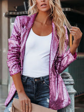 Load image into Gallery viewer, Festive Season Sequin Blazer