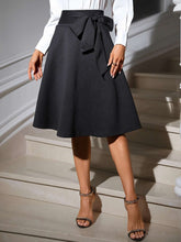 Load image into Gallery viewer, Tied Knee Length Skirt