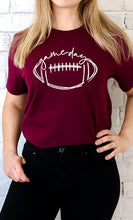 Load image into Gallery viewer, Cursive Football Game Day Graphic Tee