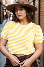 Load image into Gallery viewer, Viola Striped Round Neck T-Shirt