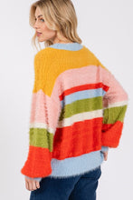 Load image into Gallery viewer, Sage Color Block Sweater