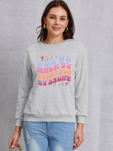 Load image into Gallery viewer, FOR WE WALK BY FAITH NOT BY SIGHT Sweatshirt