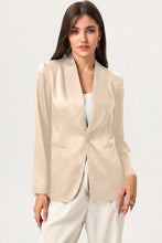 Load image into Gallery viewer, Long Sleeve Shawl Collar Blazer