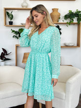 Load image into Gallery viewer, Layla V-Neck Long Sleeve Dress