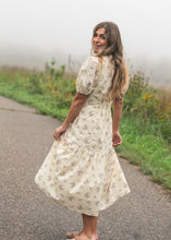 Load image into Gallery viewer, Katrina Half Sleeve Floral Midi Dress
