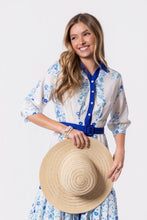 Load image into Gallery viewer, Laurent Dress (White Teal)