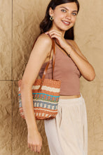Load image into Gallery viewer, The Sand Straw Braided Striped Tote Bag