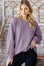 Load image into Gallery viewer, Lilac Drop Shoulder Blouse