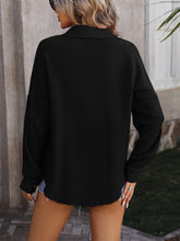 Load image into Gallery viewer, Textured Dropped Shoulder Shirt