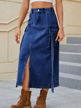 Load image into Gallery viewer, Must Have Denim Skirt