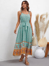 Load image into Gallery viewer, Bohemian Scoop Neck Dress