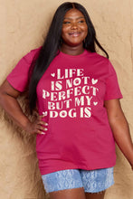 Load image into Gallery viewer, Dog Slogan Graphic Cotton T-Shirt
