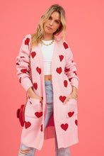 Load image into Gallery viewer, Heart Cardigan with Pockets