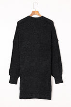 Load image into Gallery viewer, Woven Right Heathered Open Front Longline Cardigan