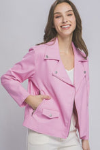 Load image into Gallery viewer, Pink Zip Up Jacket