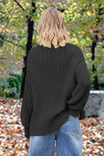 Load image into Gallery viewer, Round Neck Lantern Sleeve Sweater