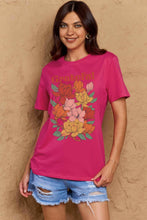 Load image into Gallery viewer, GRATEFUL Flower Graphic Cotton T-Shirt