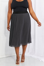 Load image into Gallery viewer, Romantic At Heart Pleated Chiffon Midi Skirt