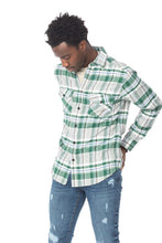 Load image into Gallery viewer, Men&#39;s Flannel Shirt Green
