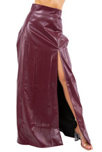 Load image into Gallery viewer, XIMENA PU LEATHER SKIRT