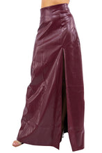 Load image into Gallery viewer, XIMENA PU LEATHER SKIRT