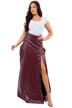 Load image into Gallery viewer, XIMENA PU LEATHER SKIRT