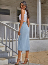 Load image into Gallery viewer, Karly Button Down Denim Skirt