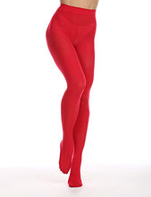 Load image into Gallery viewer, Women's 80 Den Soft Opaque Tights, Women's Tights (XX-3XL, Red)