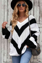 Load image into Gallery viewer, Chevron Tunic Sweater