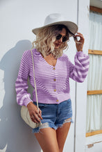 Load image into Gallery viewer, Long Sleeve V-Neck Cardigan