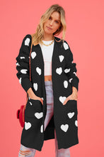 Load image into Gallery viewer, Heart Cardigan with Pockets