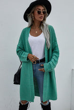 Load image into Gallery viewer, Double Take Horizontal Ribbing Open Front Duster Cardigan