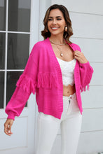 Load image into Gallery viewer, Trina Fringe Cardigan