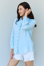 Load image into Gallery viewer, Doublju Blue Denim Shirt