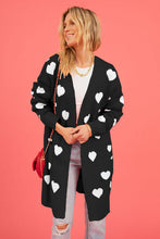 Load image into Gallery viewer, Heart Cardigan with Pockets