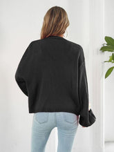 Load image into Gallery viewer, Floral Open Front Long Sleeve Cardigan