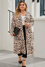 Load image into Gallery viewer, Leopard Button Up Long Sleeve Cardigan