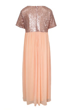 Load image into Gallery viewer, Sequined Spliced Maxi Dress