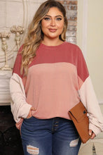 Load image into Gallery viewer, Color Block Long Sleeve Top