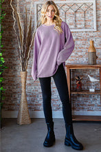 Load image into Gallery viewer, Lilac Drop Shoulder Blouse